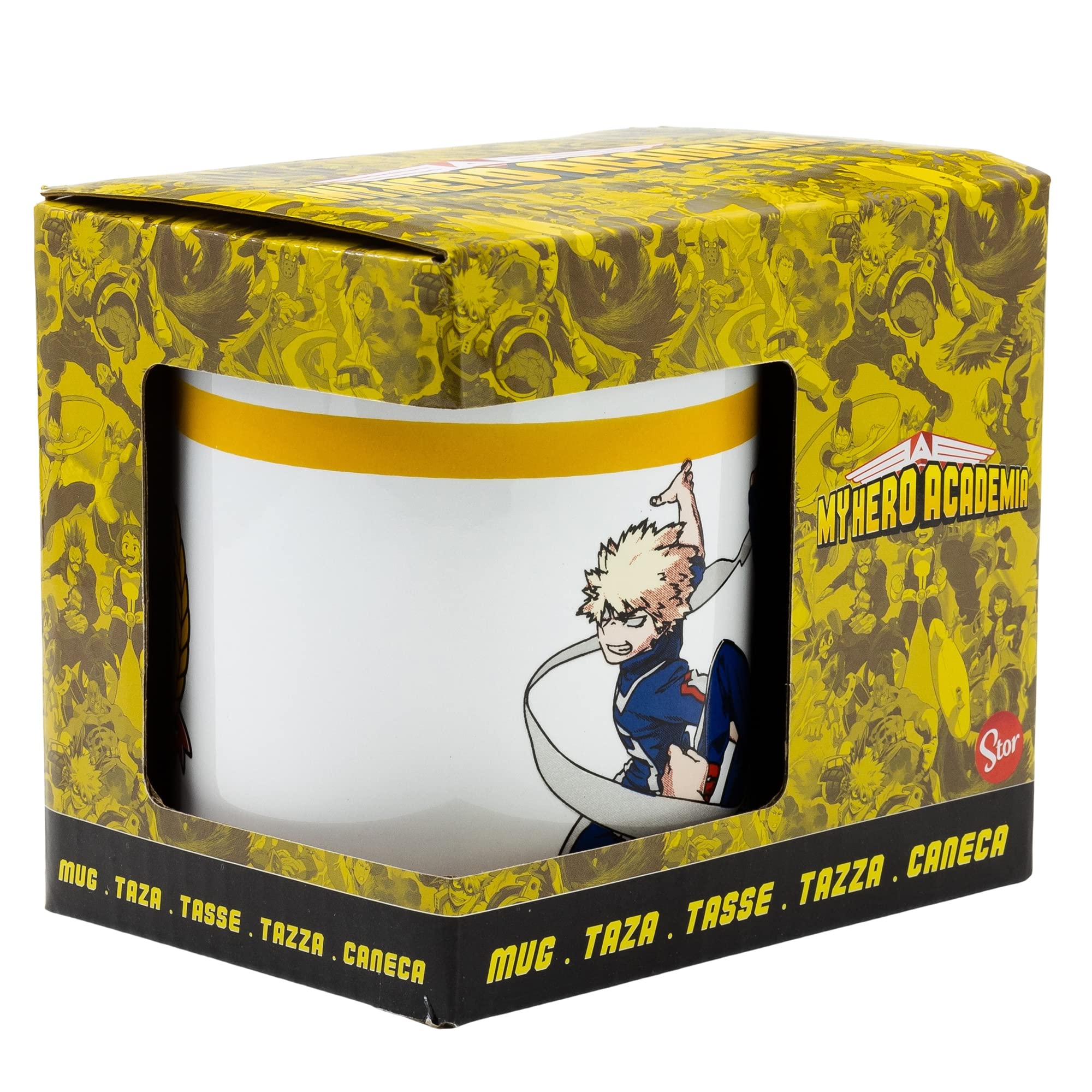 STORLINE Mugs My Hero Academia Un pour Tous et Tous pour Un 325 ML (carton de 6) STORLINE Mugs My Hero Academia Un pour Tous et Tous pour Un 325 ML (carton de 6)